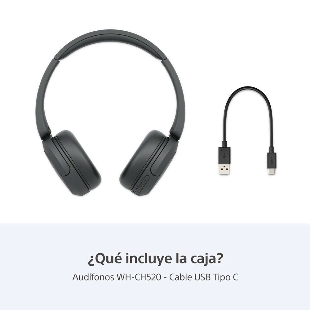 AUDÍFONOS SONY WH-CH520 BLUETOOTH - 5