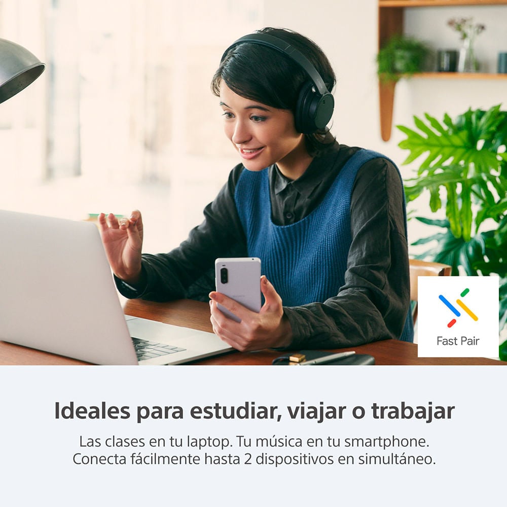 AUDÍFONOS SONY WH-CH720N NOISE CANCELLING BLUETOOTH AZUL - 9