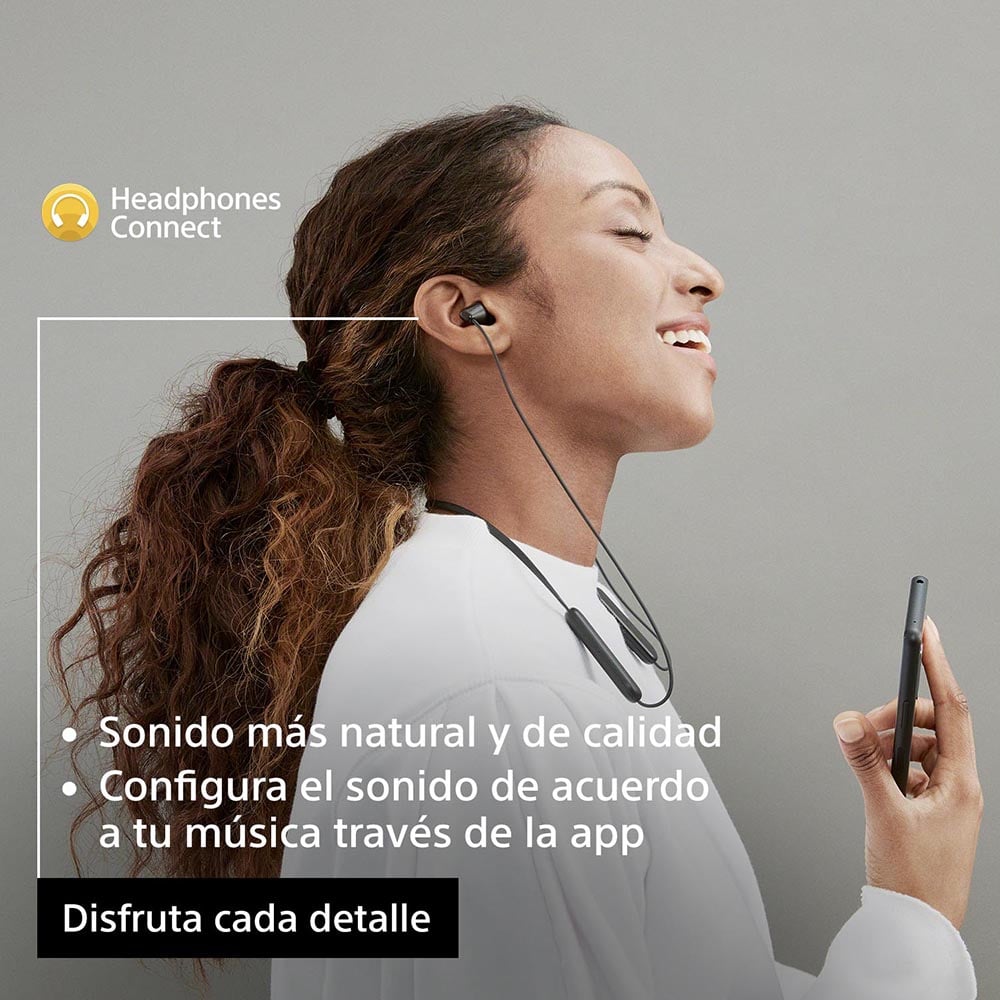 AUDÍFONOS SONY WI-C100W INTERNOS BLUETOOTH BLANCO - 7