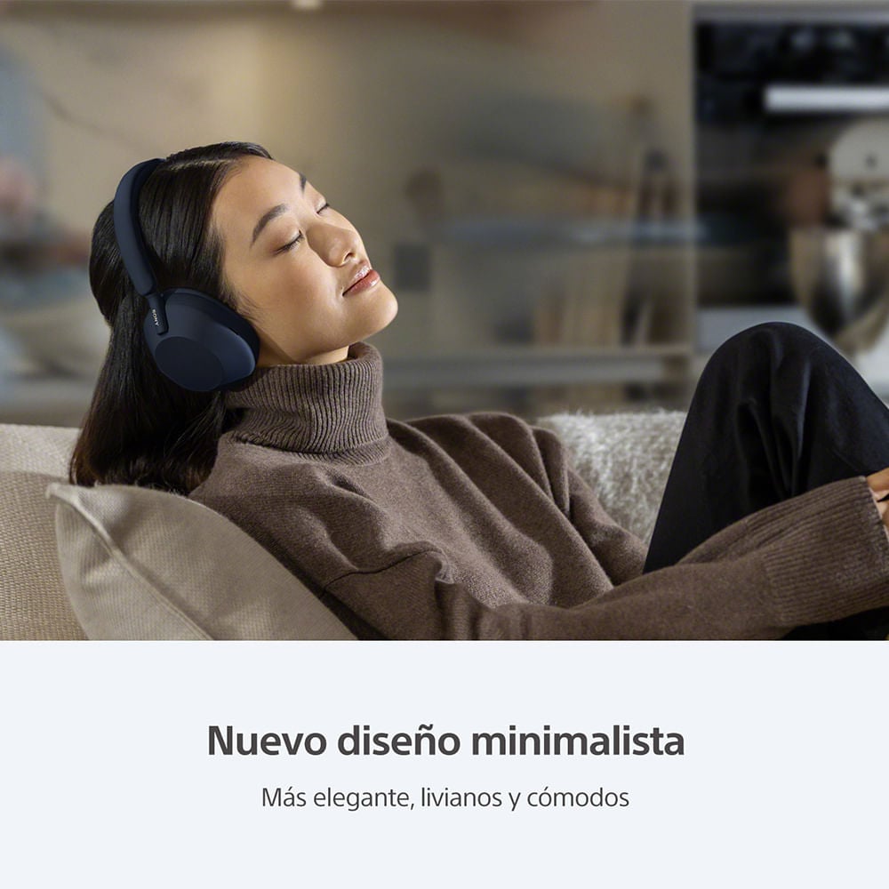 AUDÍFONOS SONY WH-1000XM5 NOISE CANCELLING BLUETOOTH AZUL - 4
