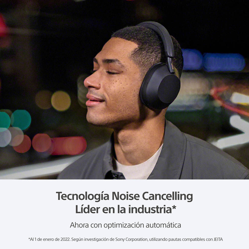 AUDÍFONOS SONY WH-1000XM5 NOISE CANCELLING BLUETOOTH PLATA - 4