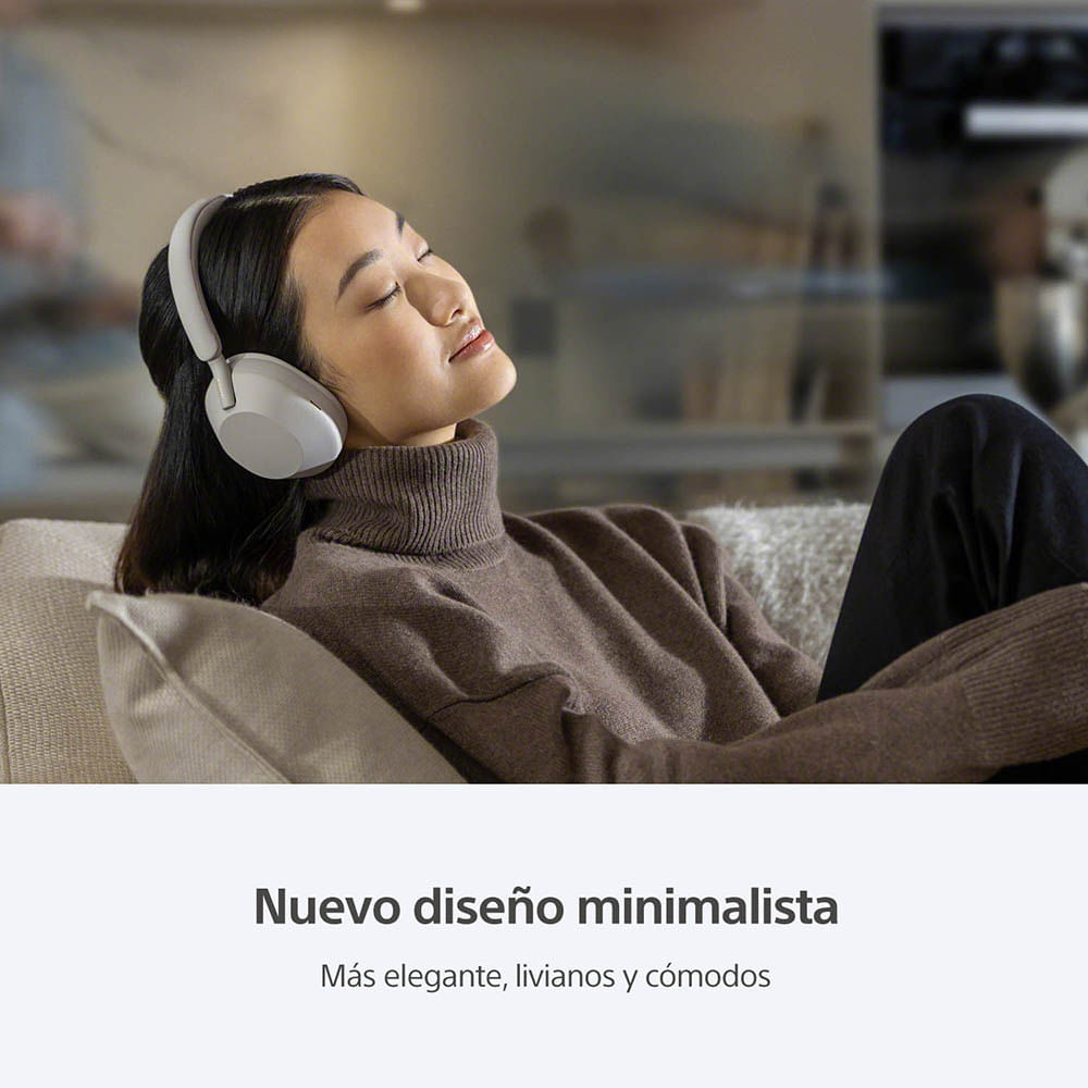 AUDÍFONOS SONY WH-1000XM5 NOISE CANCELLING BLUETOOTH PLATA - 6