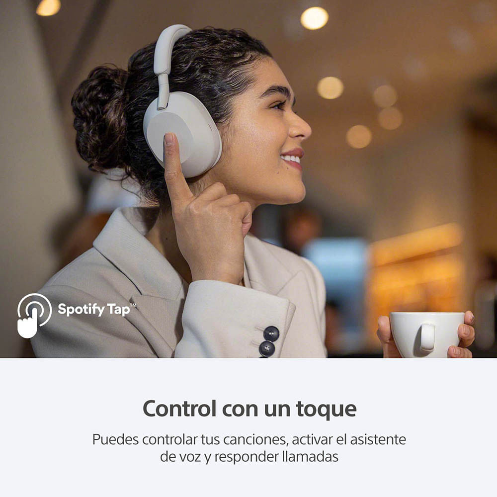 AUDÍFONOS SONY WH-1000XM5 NOISE CANCELLING BLUETOOTH PLATA - 9