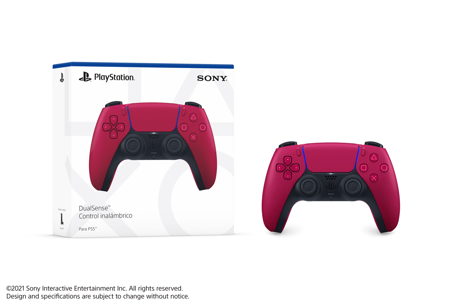 SONY CONTROL INALÁMBRICO DUALSENSE™ COSMIC RED PS5 - 5