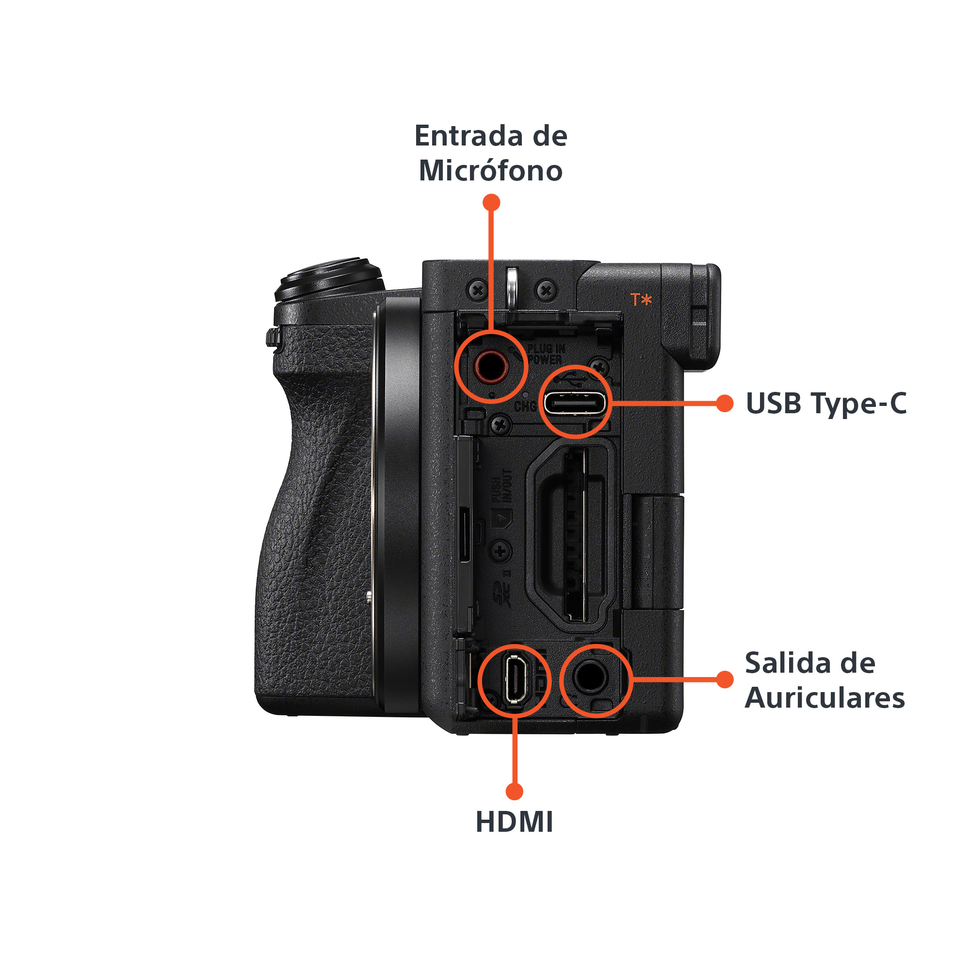 CÁMARA APS-C ILCE-6700 PREMIUM CON MONTURA E | Negro - 6