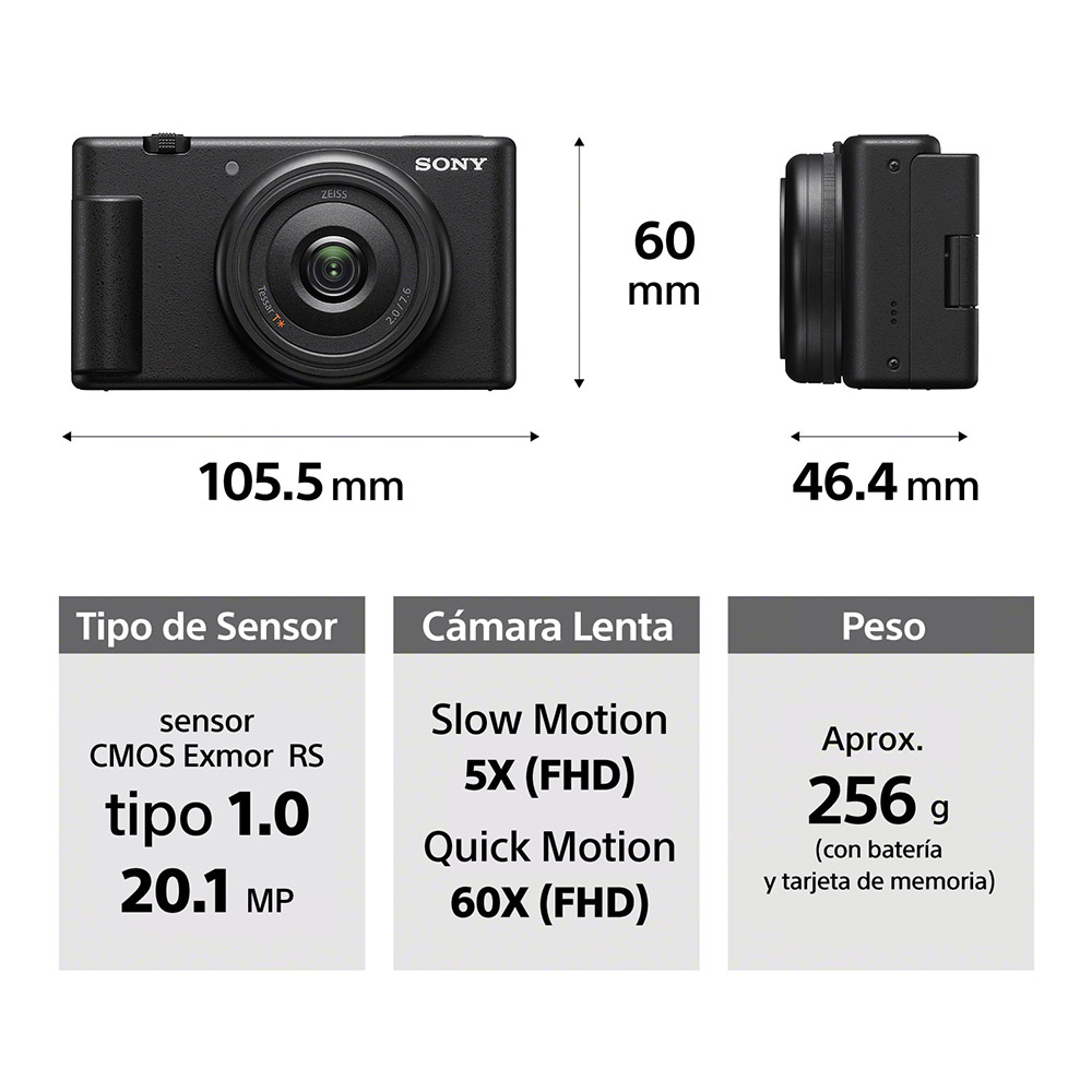 CAMARA ZV-1F PARA VIDEOBLOGS - 2
