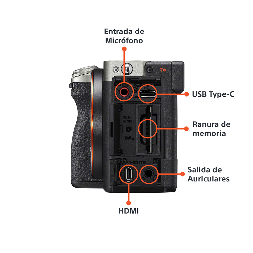 CÁMARA PROFESIONAL COMPACTA FULL FRAME MIRRORLESS ILCE-7CR - 4