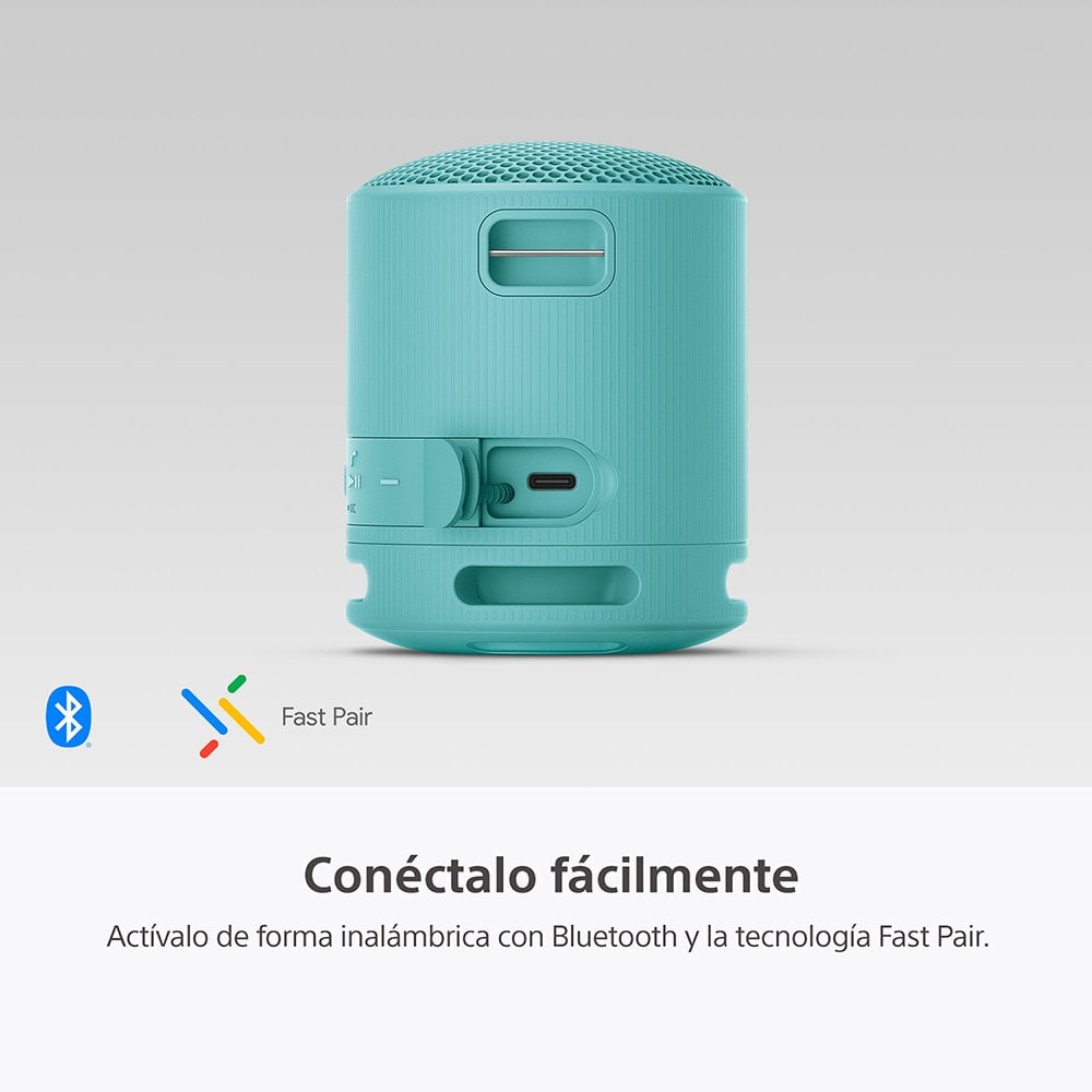 PARLANTE BLUETOOTH SRS-XB100 AZUL - 4
