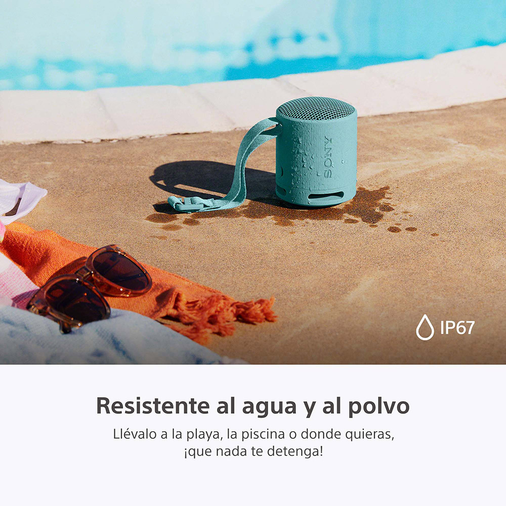 PARLANTE BLUETOOTH SRS-XB100 AZUL - 5