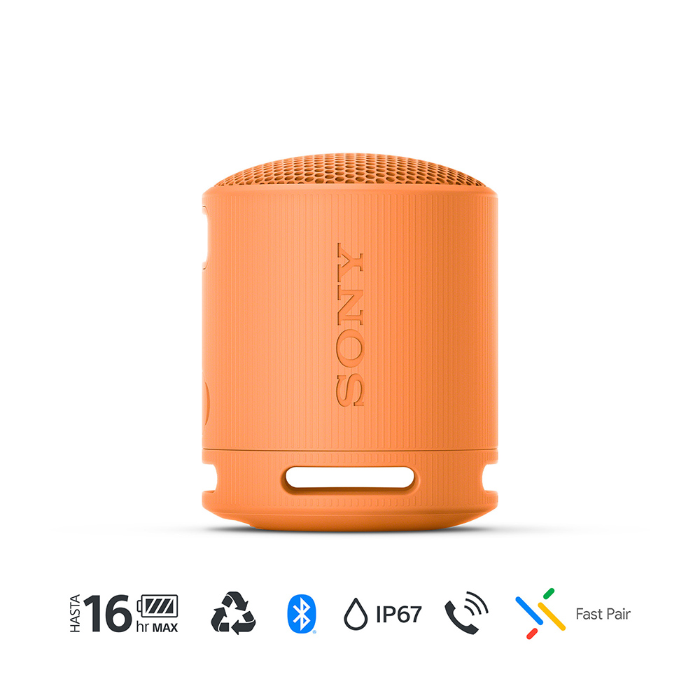 PARLANTE BLUETOOTH SRS-XB100 NARANJO - 2