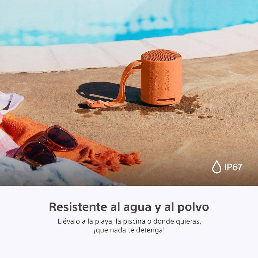 PARLANTE BLUETOOTH SRS-XB100 NARANJO - 4