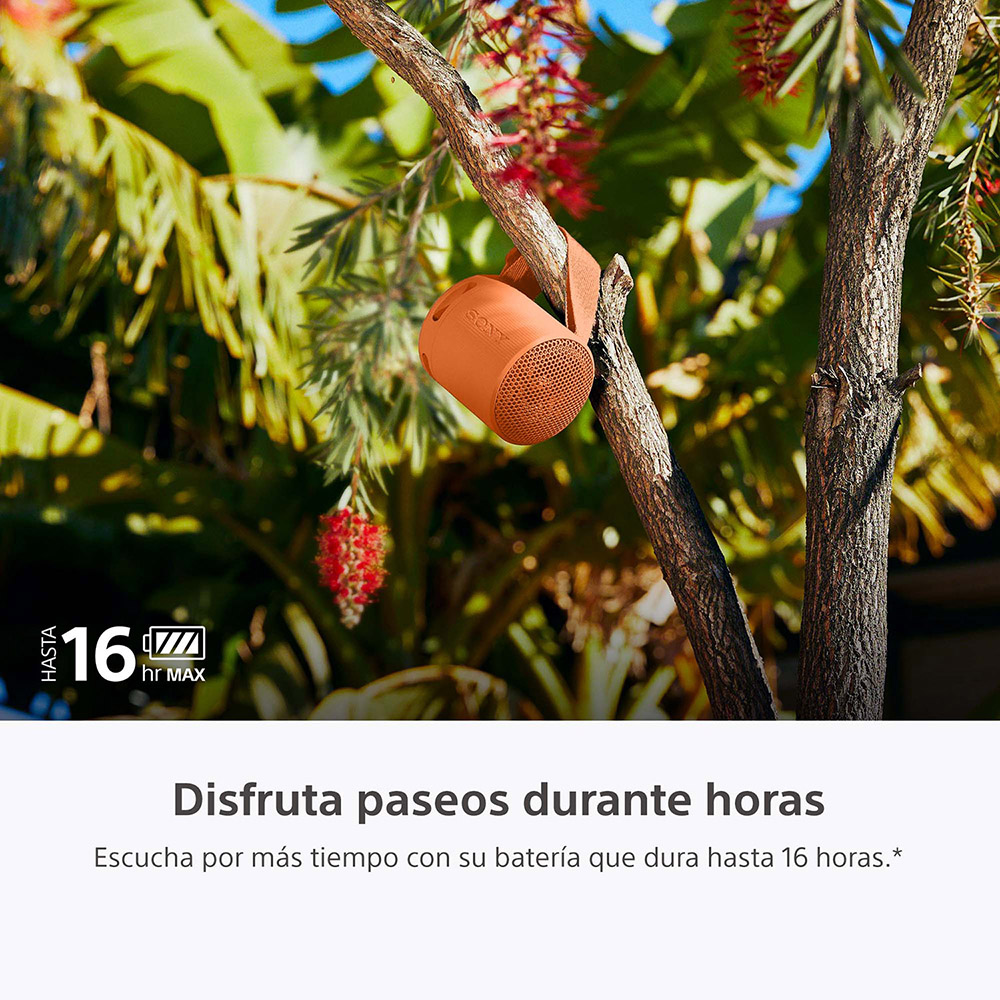 PARLANTE BLUETOOTH SRS-XB100 NARANJO - 6