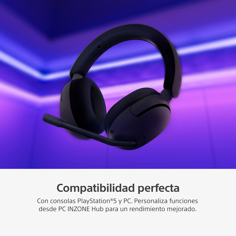 AUDÍFONOS GAMER SONY WH-G500BZ UC INZONE H5 JUEGOS BLUETOOTH - 9