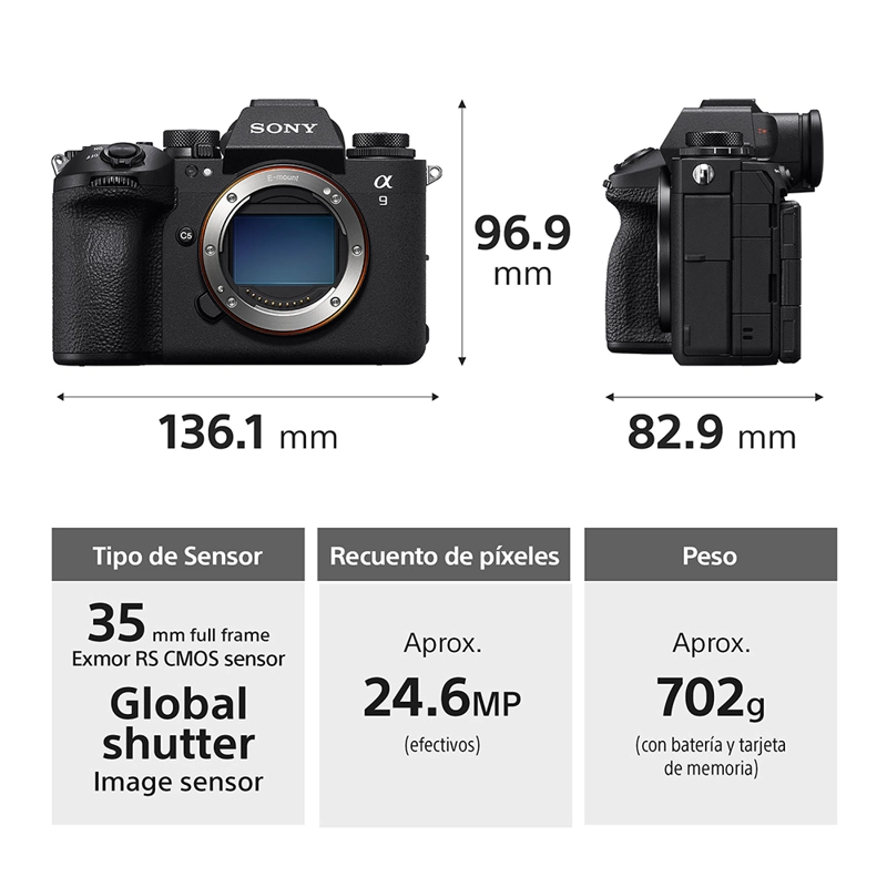CAMARA A9 III CON OBTURADOR GLOBAL - 3