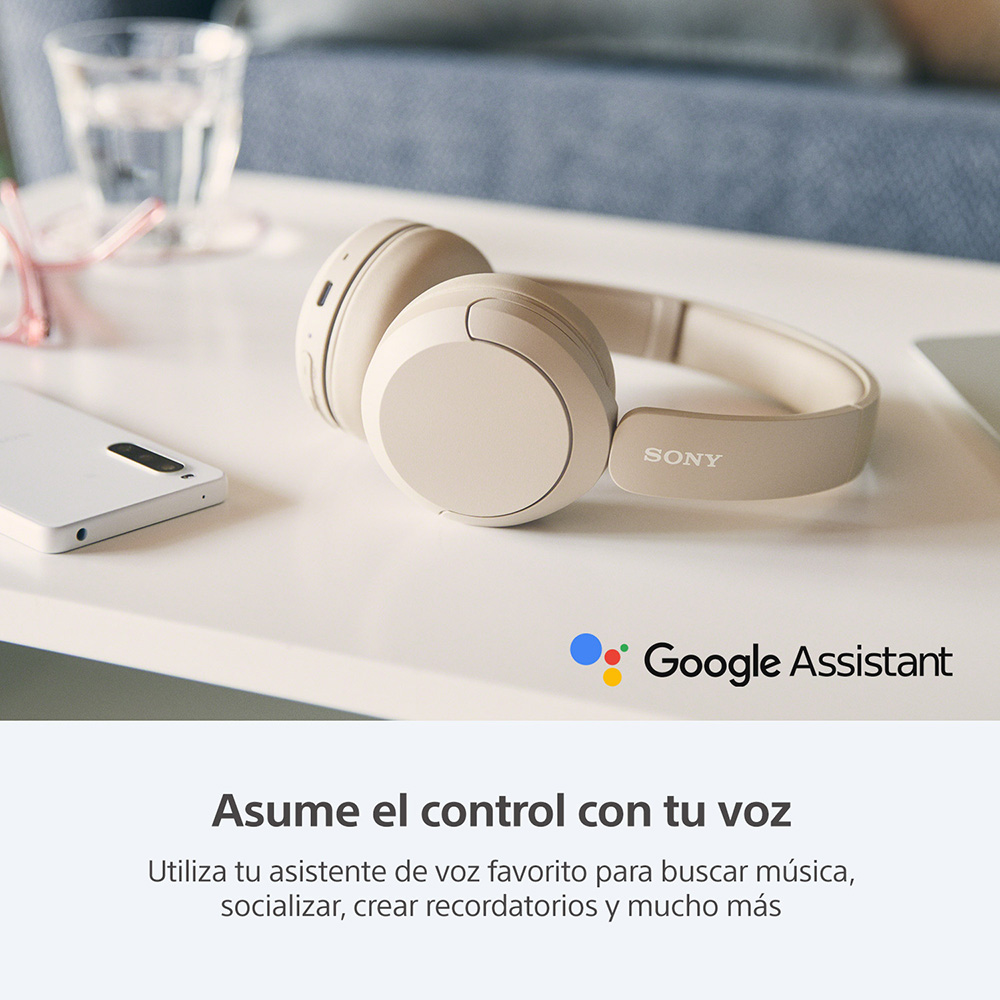 AUDÍFONOS SONY WH-CH520CZ BLUETOOTH CREMA - 5