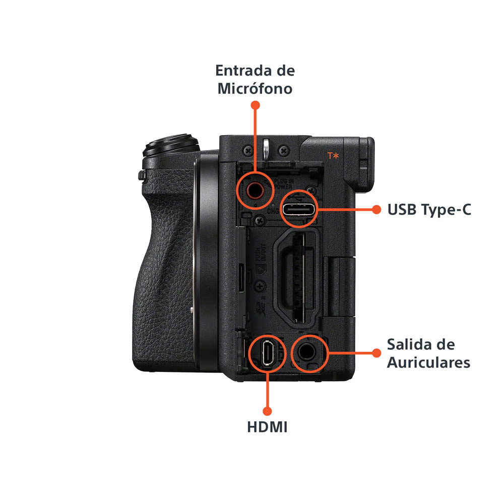 CAMARA APS-C A6700 PREMIUM CON MONTURA E ILCE-6700M - 3