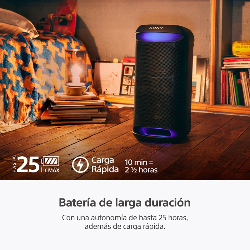PARLANTE BLUETOOTH SONY INALÁMBRICO PARA FIESTAS XV500 SERIE X - 8
