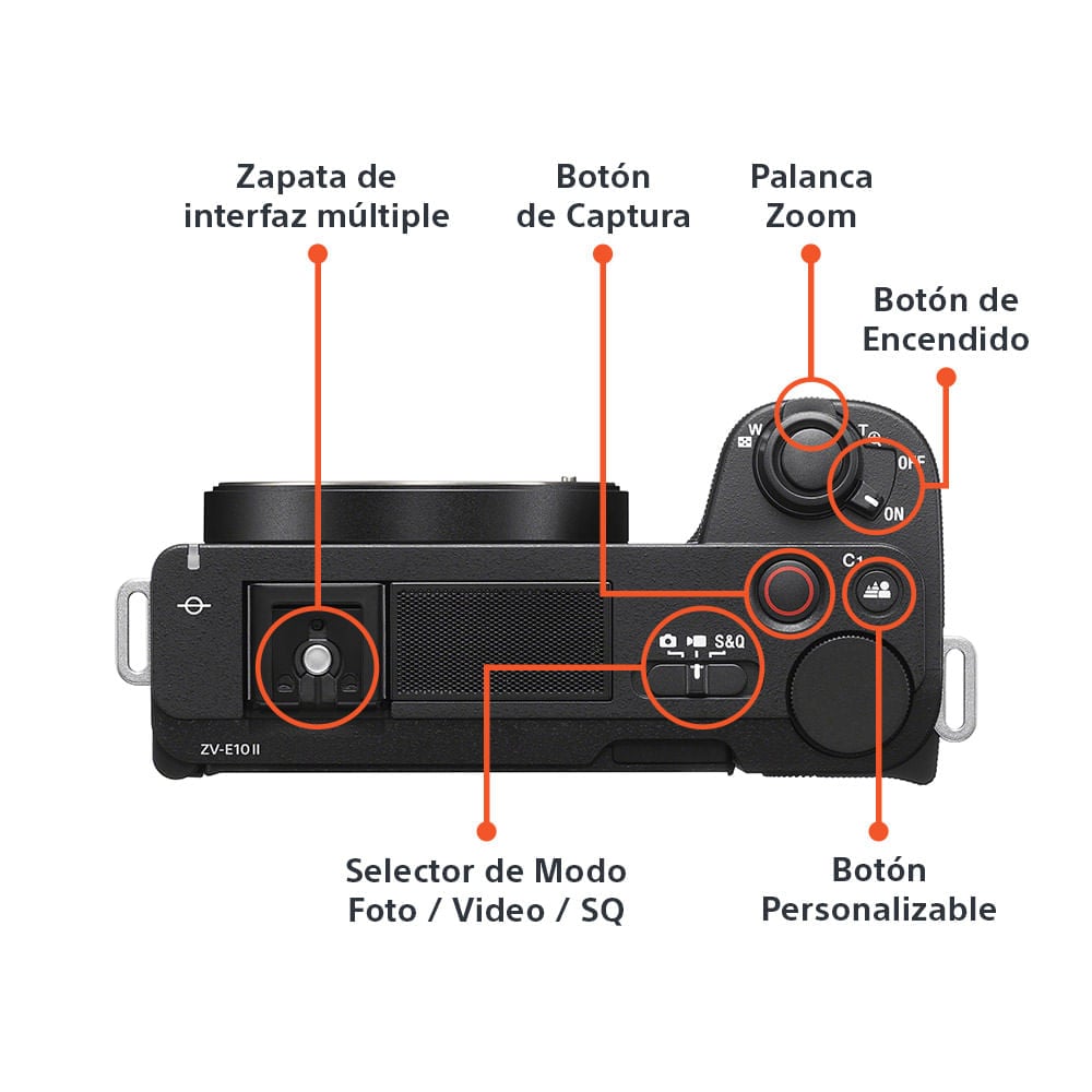 CAMARA ZV-E10 II PARA VIDEOBLOGS + LENTE SELP16502 - 5