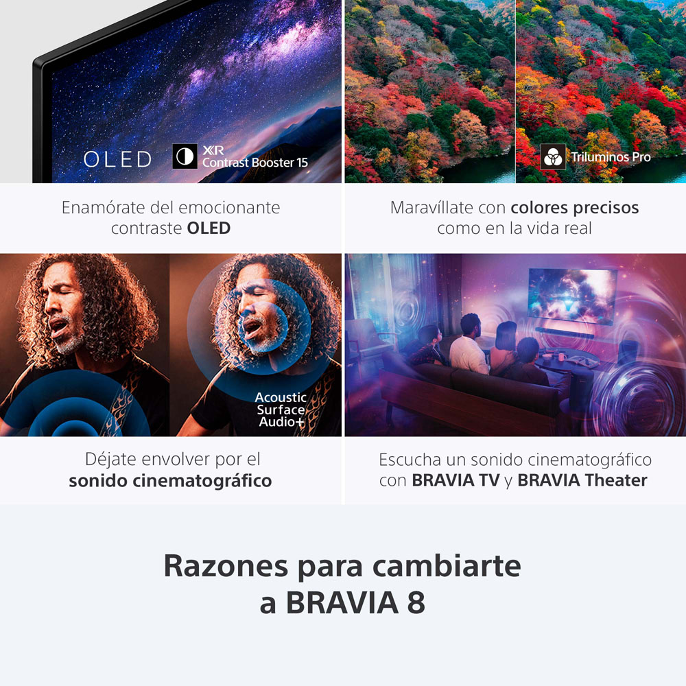 OLED BRAVIA 8 4K ULTRA HDR GOOGLE TV 55' - 5