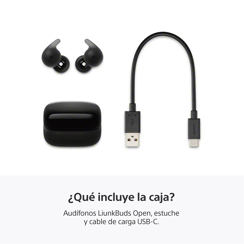 AUDIFONOS INALAMBRICOS LINKBUDS OPEN NEGRO - 8