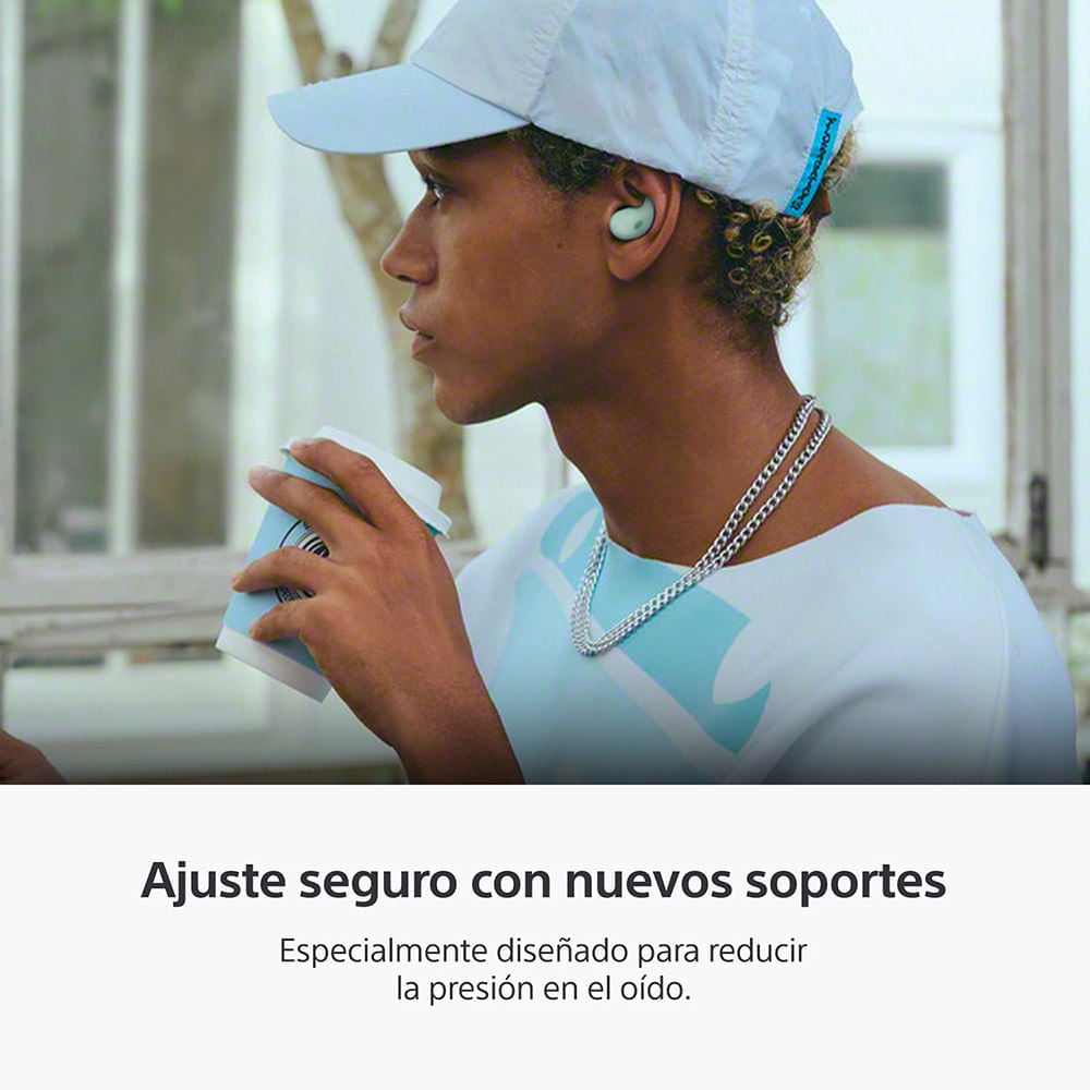 AUDIFONOS INALAMBRICOS CON NOISE CANCELING LINKBUDS FIT VERDE - 5