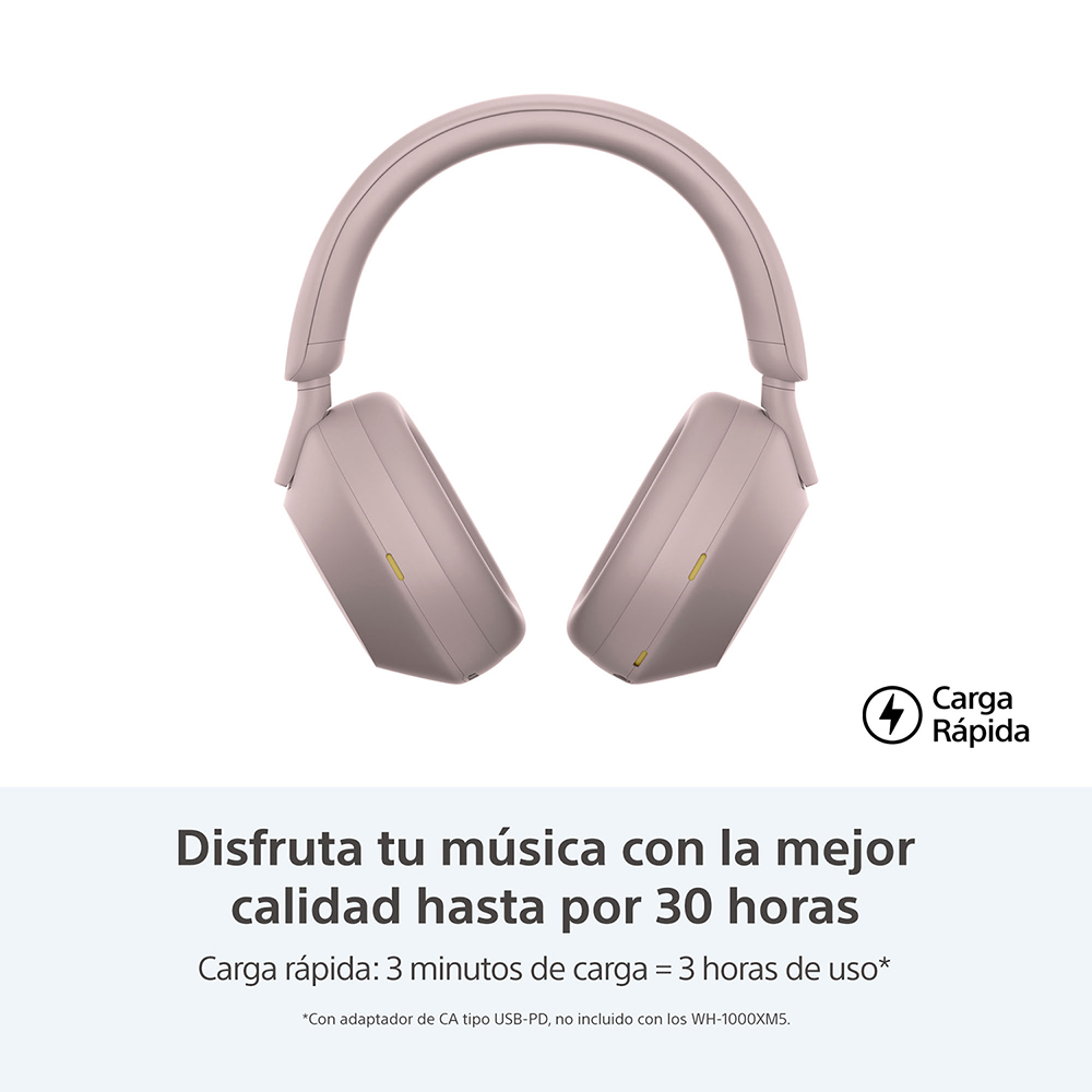 AUDIFONOS INALAMBRICOS CON NOISE CANCELLING WH-1000XM5 - 5