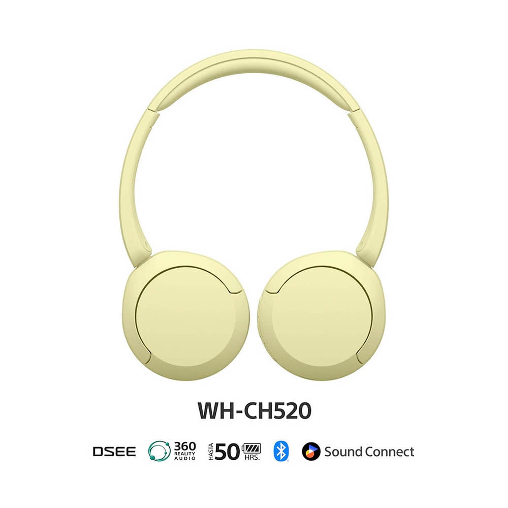 AUDIFONOS INALAMBRICOS WH-CH520 AMARILLO - 5