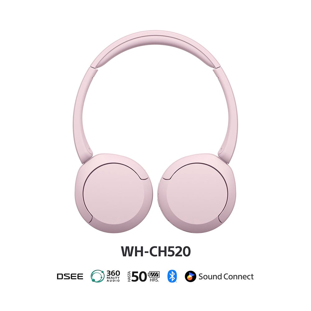 AUDÍFONOS INALÁMBRICOS WH-CH520 Rosado - 2