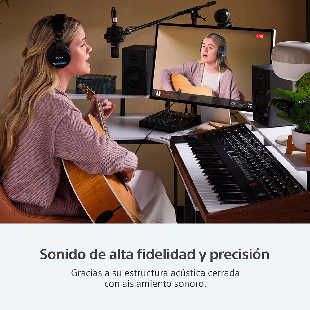 AUDIFONOS PARA ESTUDIO PROFESIONAL MDR-M1 - 8