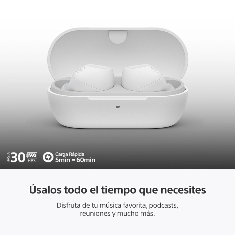 AUDIFONOS INALAMBRICOS CON NOISE CANCELLING WF-C710N BLANCO - 4