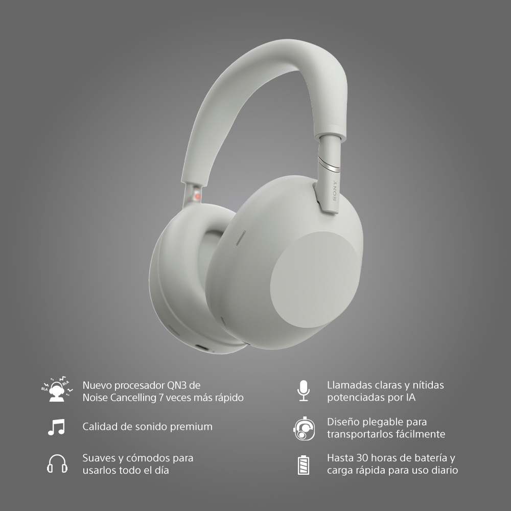 AUDIFONOS INALAMBRICOS CON NOISE CANCELLING WH-1000XM6 - 5