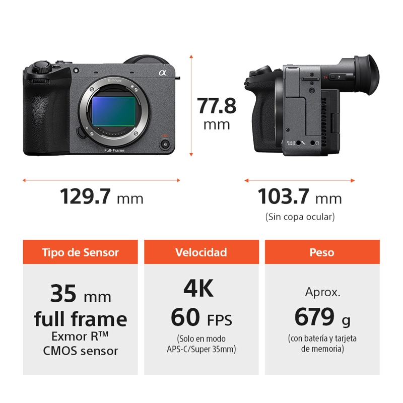 CAMARA FULL-FRAME CINEMA LINE FX2B - 5