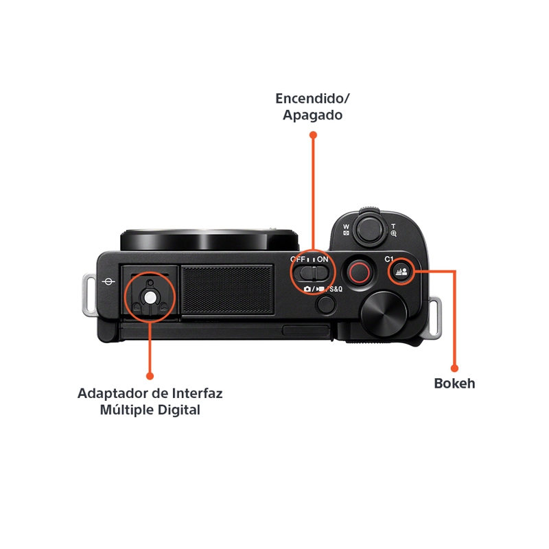 CAMARA VLOGGER CON LENTE INTERCAMBIABLE SONY ZV-E10K - 5