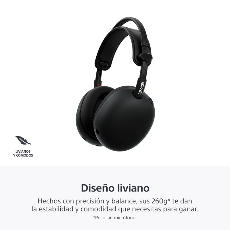 AUDIFONO CON MICROFONO INALAMBRICO SONY INZONE H9 II NEGRO - 6