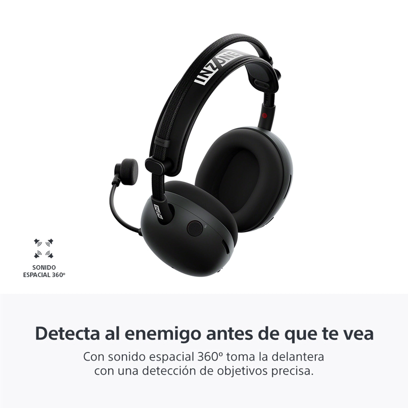 AUDIFONO CON MICROFONO INALAMBRICO SONY INZONE H9 II NEGRO - 7