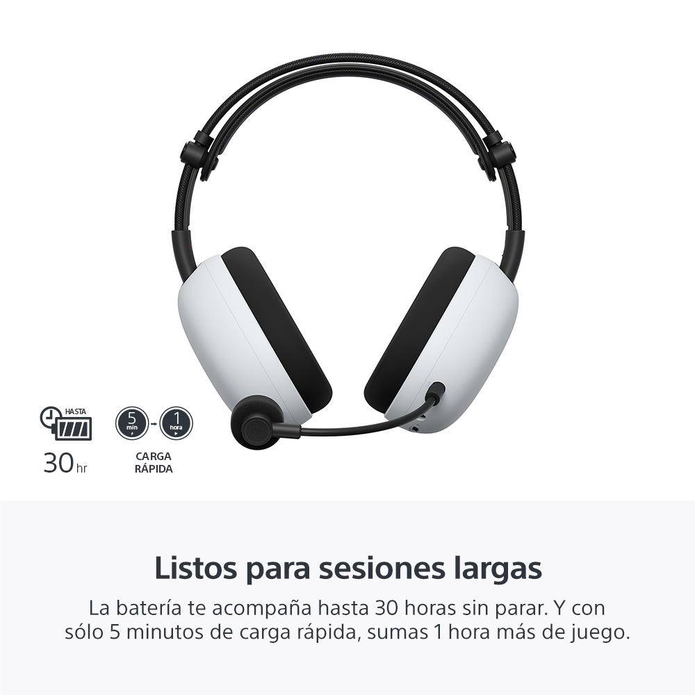 AUDIFONO CON MICROFONO INALAMBRICO SONY INZONE H9 II BLANCO - 5