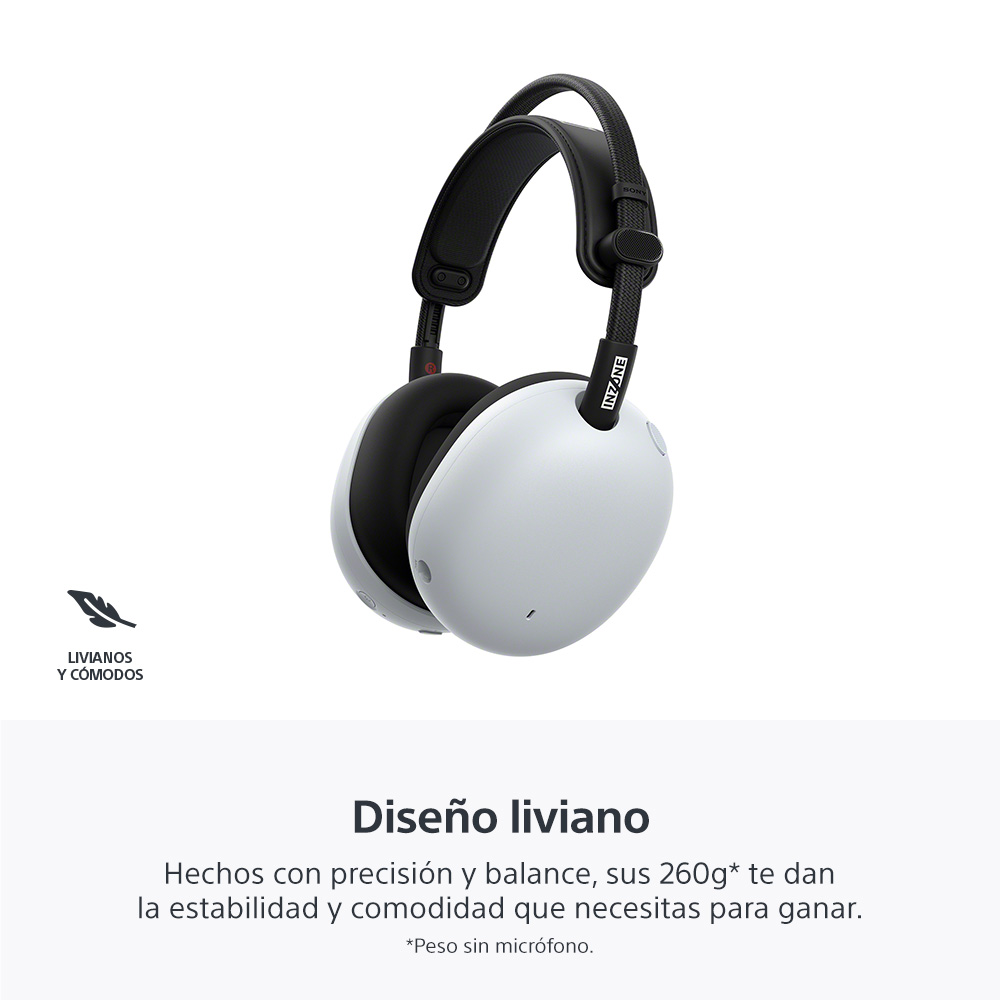 AUDIFONO CON MICROFONO INALAMBRICO SONY INZONE H9 II BLANCO - 6