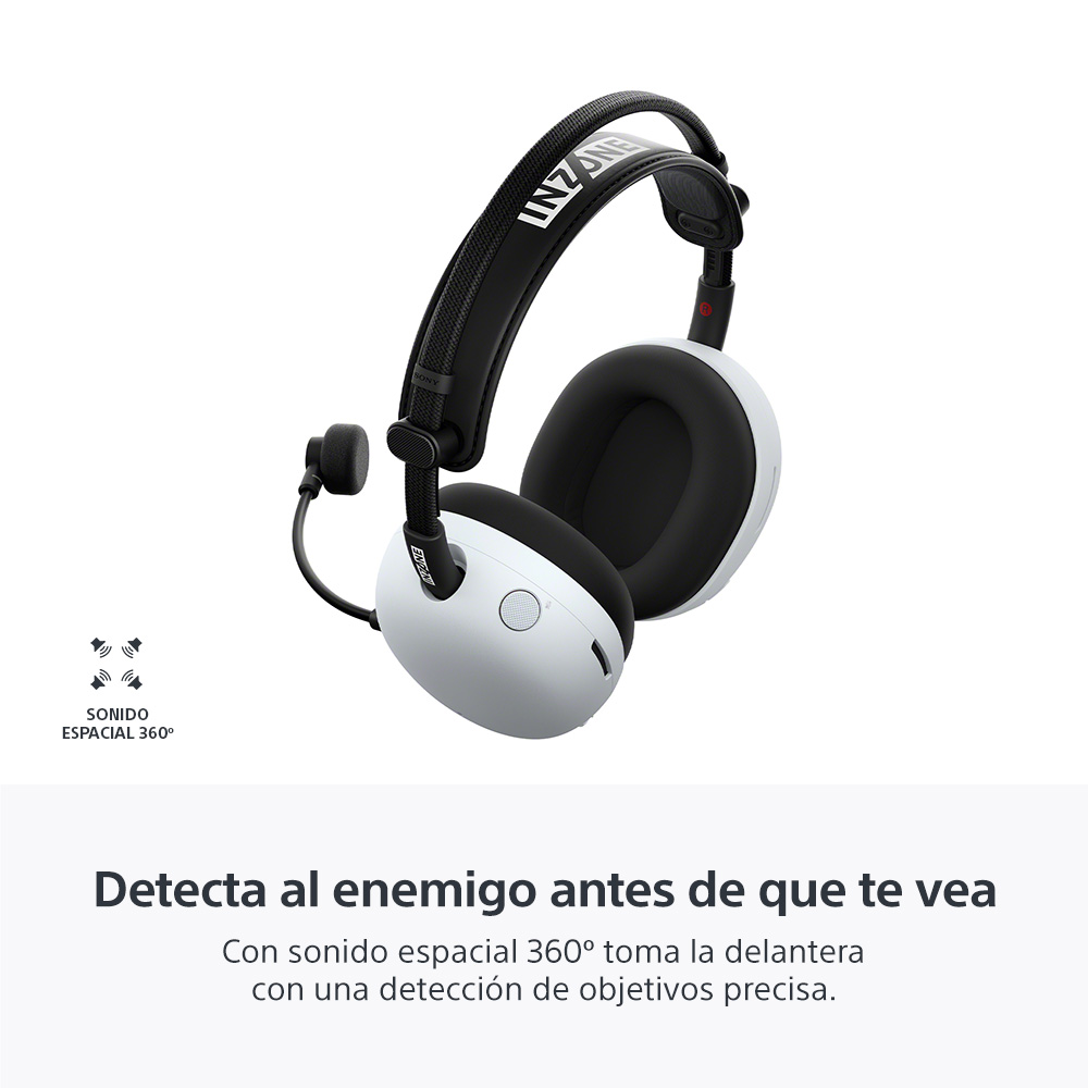 AUDIFONO CON MICROFONO INALAMBRICO SONY INZONE H9 II BLANCO - 7