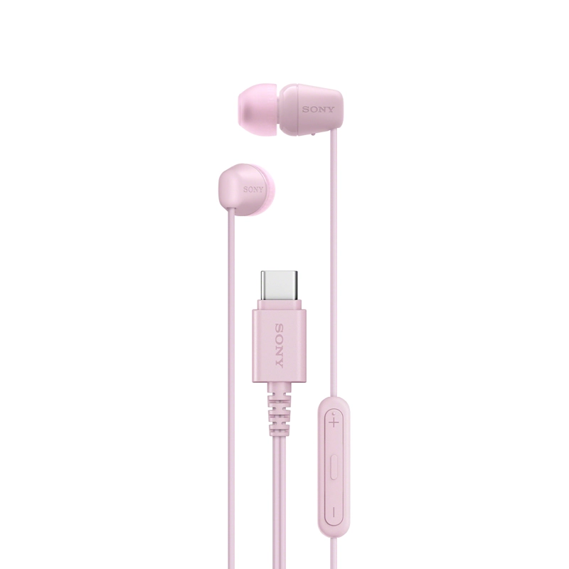 AUDIFONOS INTERNOS USB-C CON CABLE ROSADO IER-EX15C SONY - 1