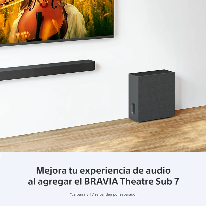 SUBWOOFER INALAMBRICO 100 W THEATRE SUB 7 SONY - 4