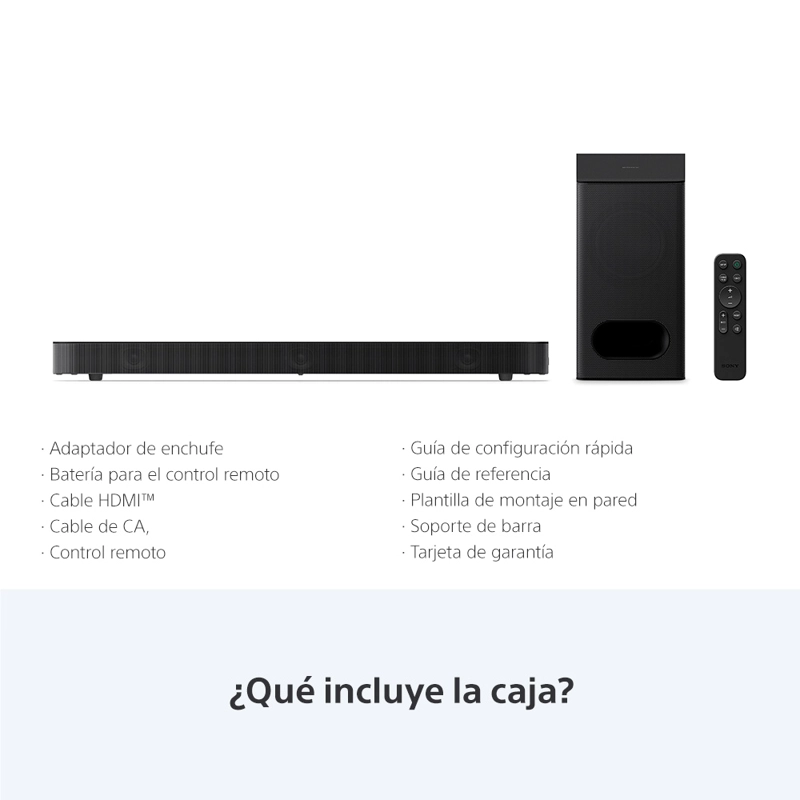 BARRA DE SONIDO DE 3.1.2 CANALES THEATRE BAR 6 SONY - 7