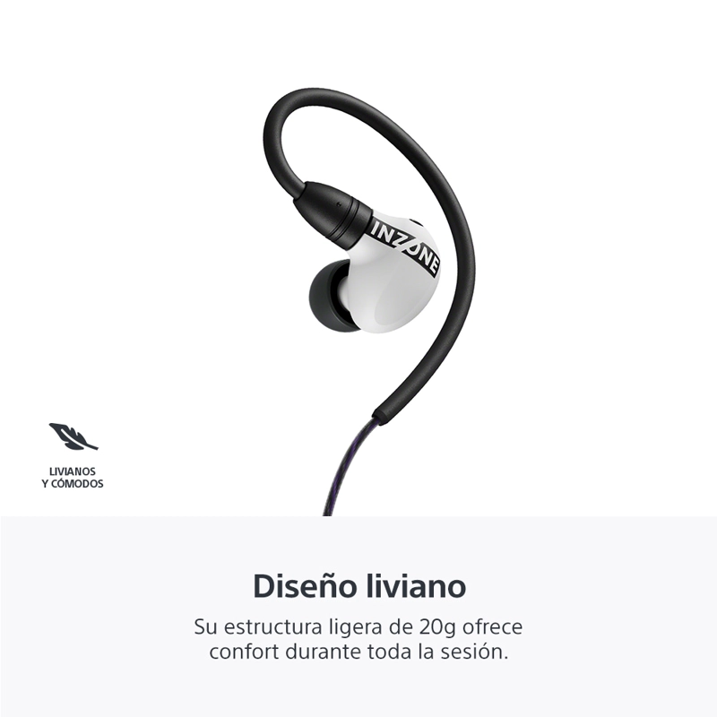AUDIFONOS INTERNOS PARA JUEGOS INZONE E9 BLANCO SONY - 4
