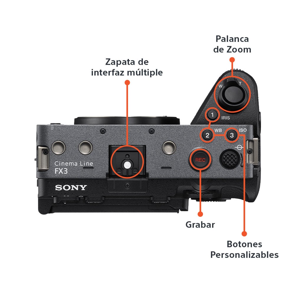 CAMARA CINEMA SONY LINE FULL-FRAME FX3A - 5