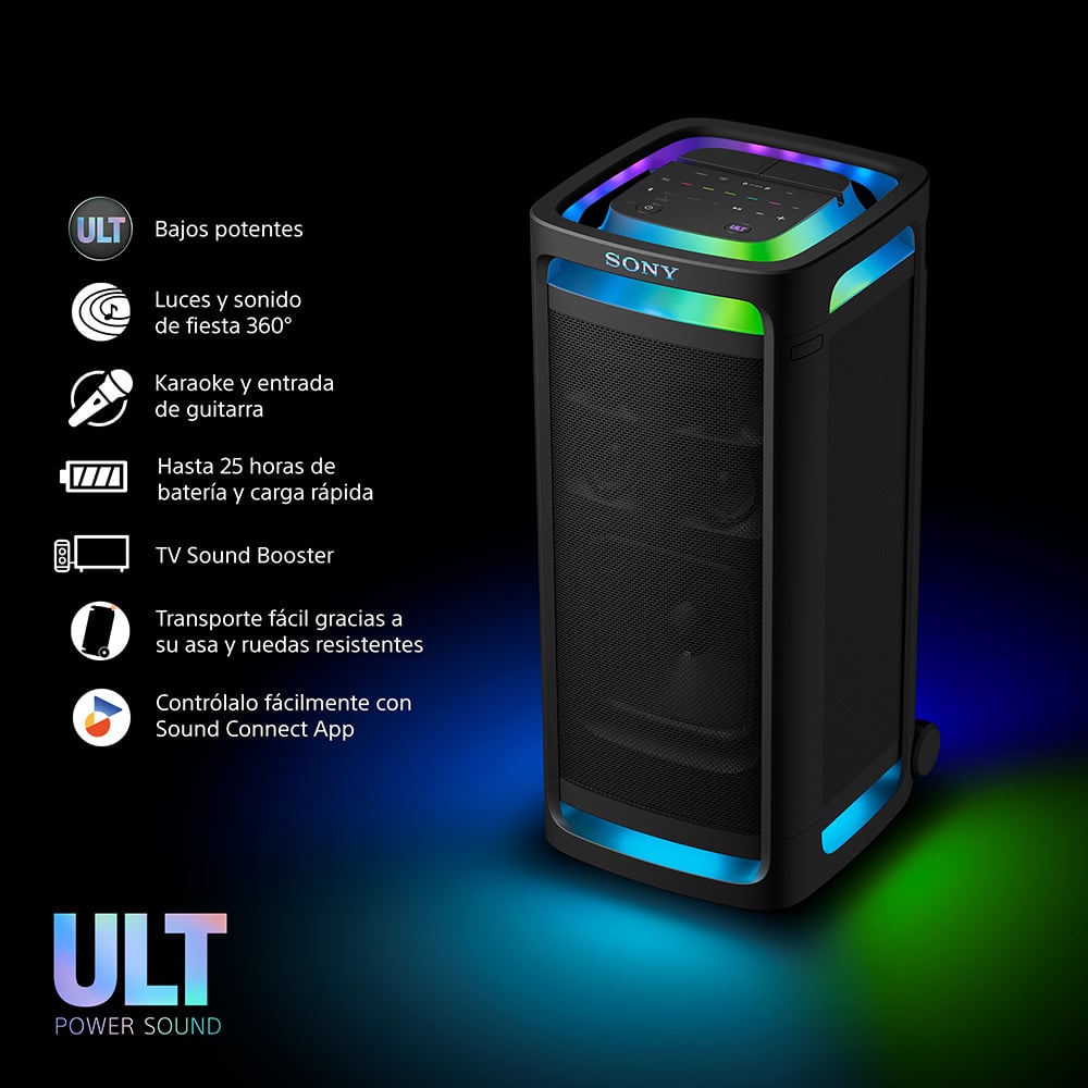 COMBO KARAOKE ULT TOWER 9 CON BATERIA ULT MIC - 4