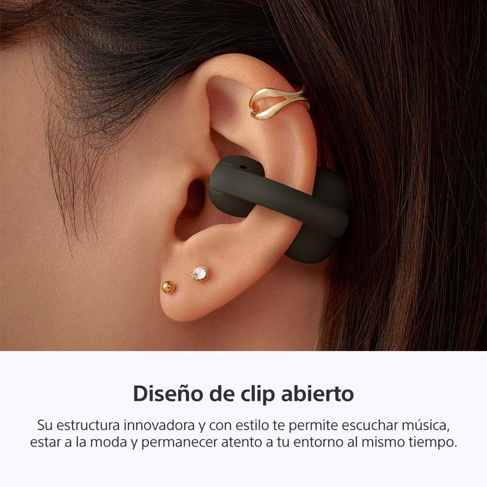 AUDIFONOS INALAMBRICOS LINKBUDS CLIP NEGRO - 2