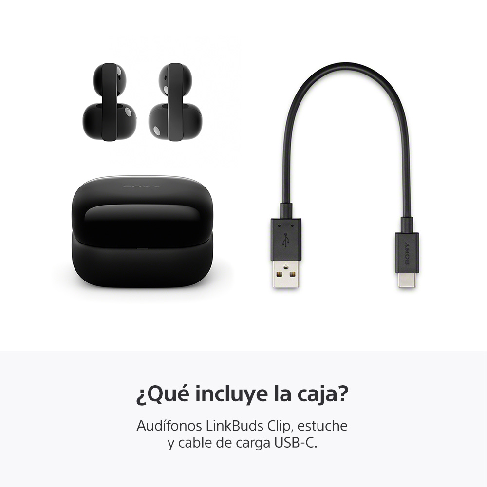 AUDIFONOS INALAMBRICOS LINKBUDS CLIP NEGRO - 8