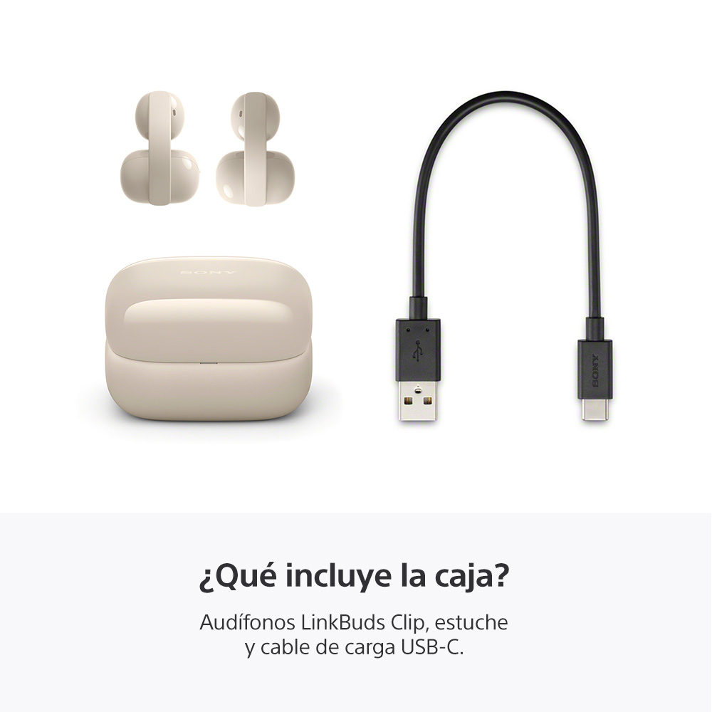 AUDIFONOS INALAMBRICOS LINKBUDS CLIP CREMA - 8