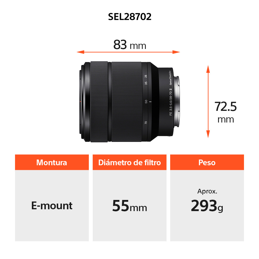 CAMARA HIBRIDA FULL-FRAME A7 V + LENTE DE ZOOM DE 28-70 MM 2DA GENERACION - 4