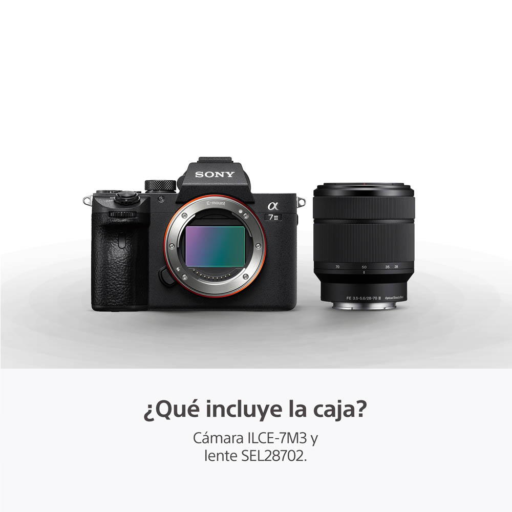 CAMARA A7 III SENSOR FULL-FRAME DE 35 MM + LENTE DE ZOOM DE 28-70 MM 2DA GENERACION - 6