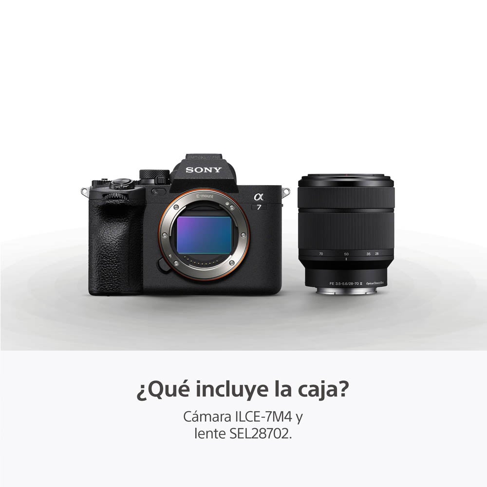 CAMARA A7 IV CON SENSOR FULL-FRAME DE 35 MM + LENTE DE ZOOM DE 28-70 MM 2DA GENERACION - 8